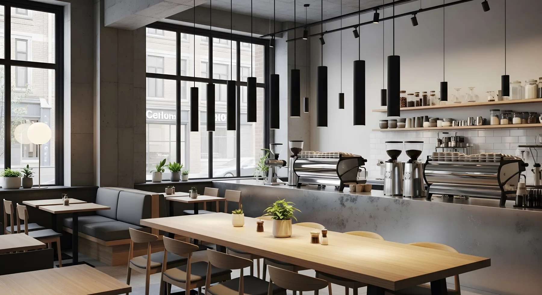 Modern Café Kitchen Setup & Operational Solution