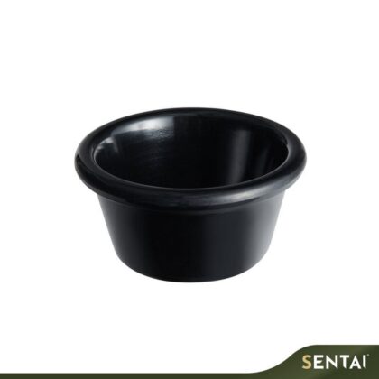 EFAY 2.0OZ PET RAMEKIN-BLACK (12PCS)