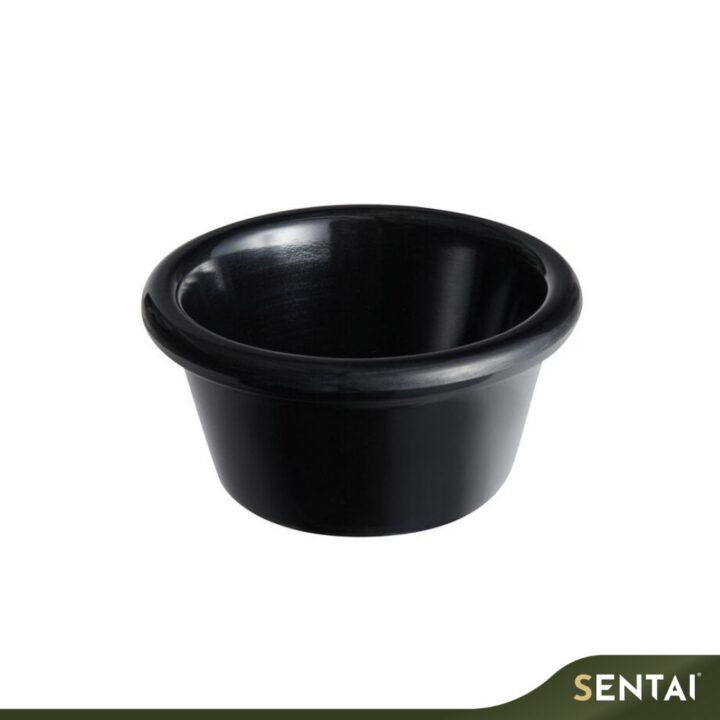 EFAY 2.0OZ PET RAMEKIN-BLACK (12PCS)