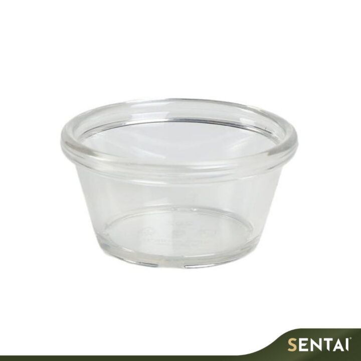 EFAY 2.0OZ PET RAMEKIN TRANSPARENT (12PCS)