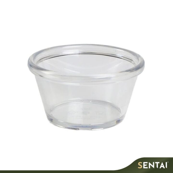 EFAY 3.0OZ PET RAMEKIN-TRANSPARENT (12PCS)