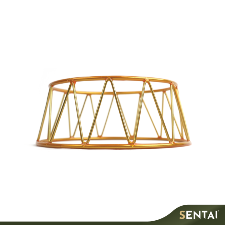EFAY 3D NON SLIP DISPLAY STAND- CROWN 4''H GOLDEN
