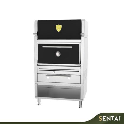 JOSPER HJA-PLUS-L175-HCT CHARCOAL OVEN PLUS LARGE WITH WARMING CABINET AND TABLE