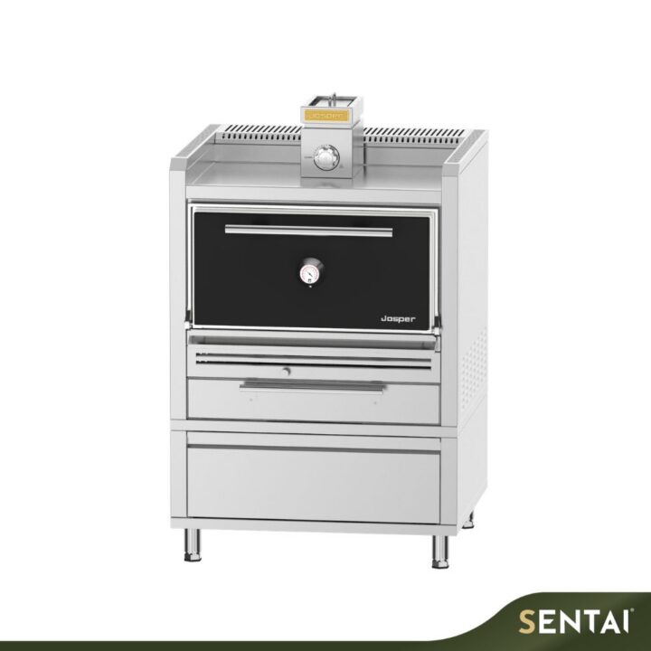 JOSPER HJA-PLUS-L175-TD CHARCOAL OVEN PLUS LARGE WITH TABLE AND DRAWER