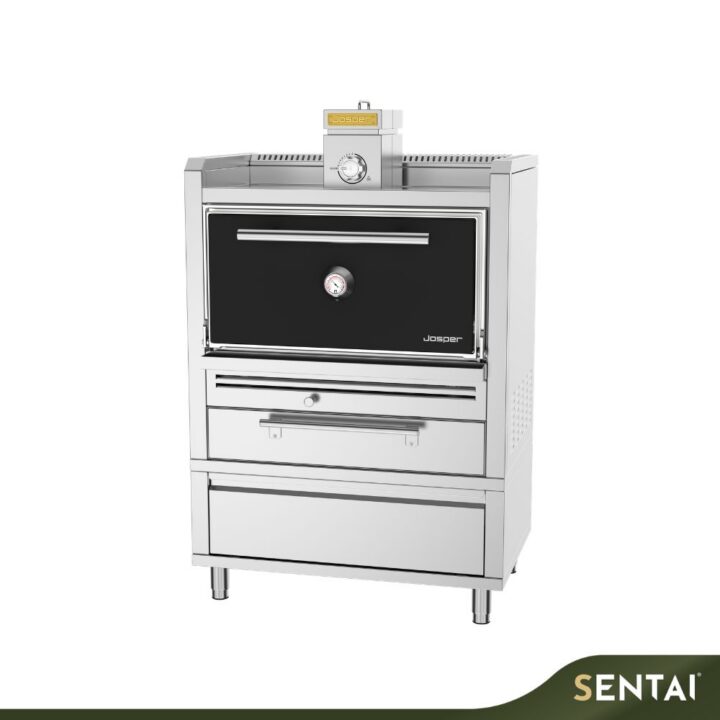 JOSPER HJA-PLUS-M120-TD CHARCOAL OVEN PLUS MEDIUM WITH TABLE AND DRAWER