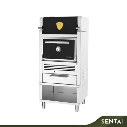 JOSPER HJA-PLUS-S80-HCT CHARCOAL OVEN PLUS SMALL WITH WARMING CABINET AND TABLE