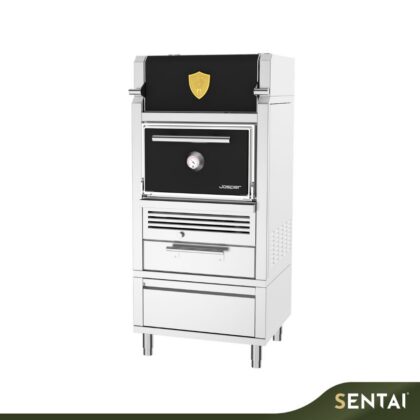 JOSPER HJA-PLUS-S80-HCTD CHARCOAL OVEN PLUS SMALL WITH WARMING CABINET, TABLE AND DRAWER