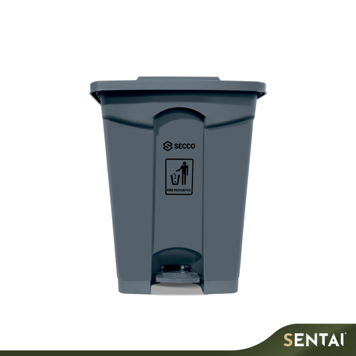 SECCO 68L POLYPROPYLENE STEPPED WASTE BIN