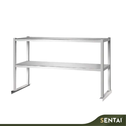 SECCO STAINLESS STEEL 2-TIER OVERSHELF FOR WORKING TABLE