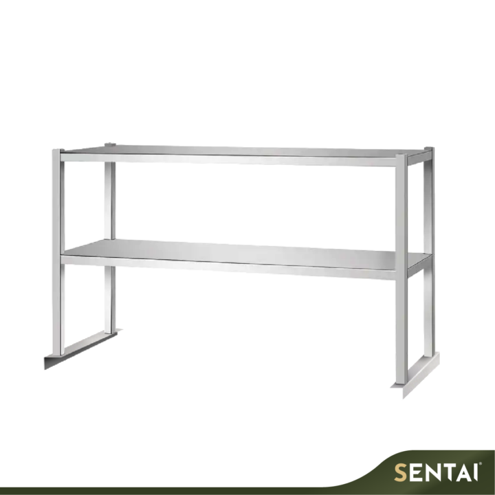 SECCO STAINLESS STEEL 2-TIER OVERSHELF FOR WORKING TABLE