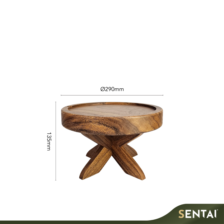 SENI BLACK WALNUT WOODEN BUFFET STAND