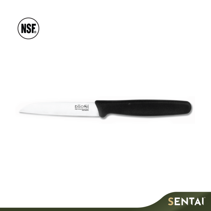 DAO PARING KNIFE 3" EUROPEAN – BLACK HANDLE