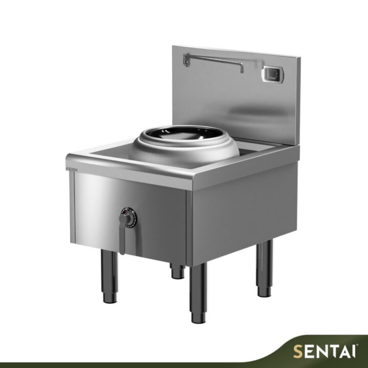 JCOOK IW-08 S/S SINGLE INDUCTION WOK