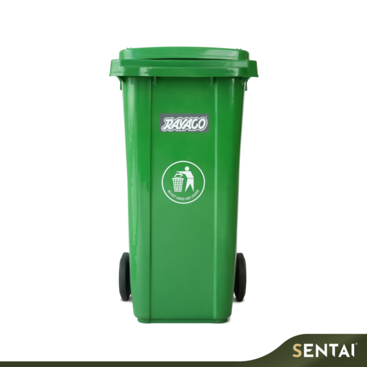 RAYACO RI-120G 120L TRASH BIN - GREEN