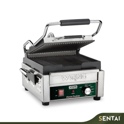 WARING RIBBED PANINI GRILL WITH TIMER WPG150