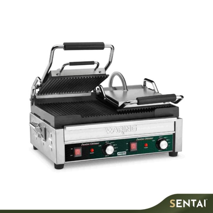 WARING DOUBLE RIBBED PANINI GRILL WPG300E
