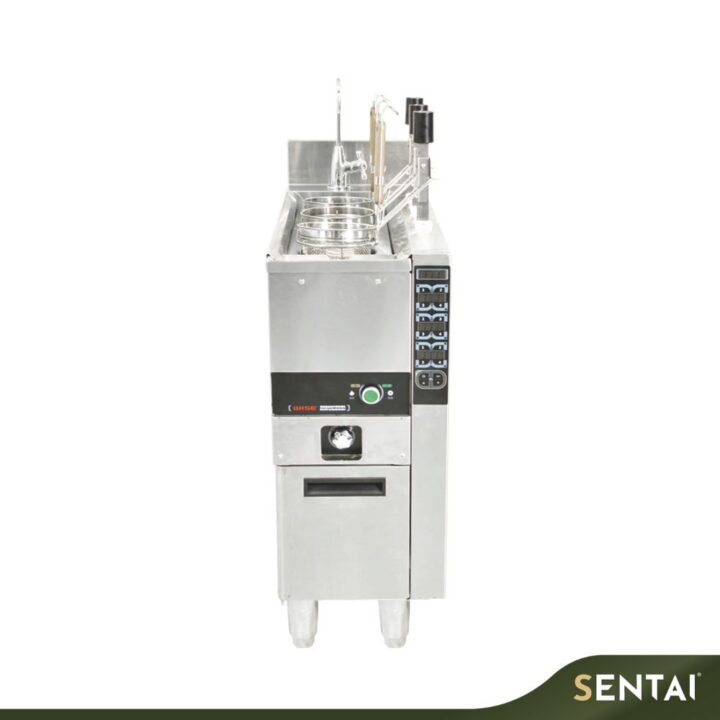 WISE WBLL-290CA 30L COMMERCIAL STANDING ELECTRIC NOODLE COOKER – 3-BASKET AUTO LIFT-UP