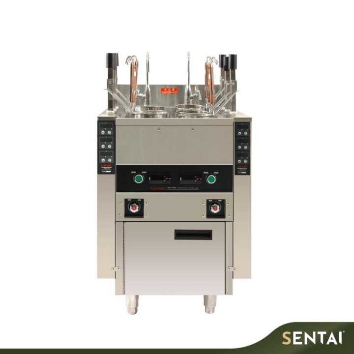 WISE WBLL-540CA 60L COMMERCIAL STANDING ELECTRIC NOODLE COOKER – 6-BASKET AUTO LIFT-UP