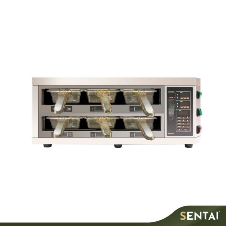 WISE WHS-790-2 2-LAYER COMMERCIAL HEATED HOLDING CABINET – PASS-THROUGH COUNTERTOP