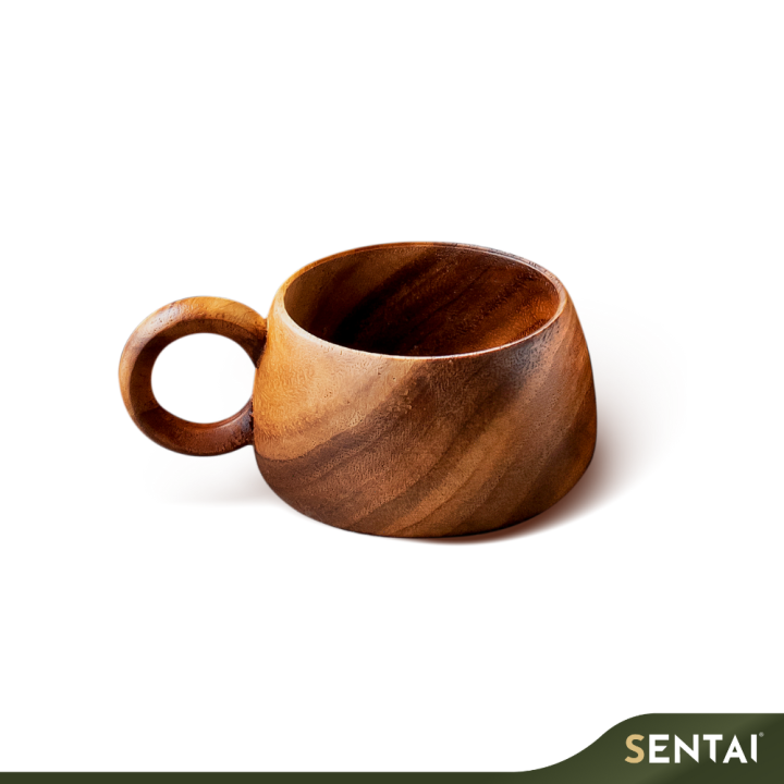 ACACIA WOOD COFFEE CUP