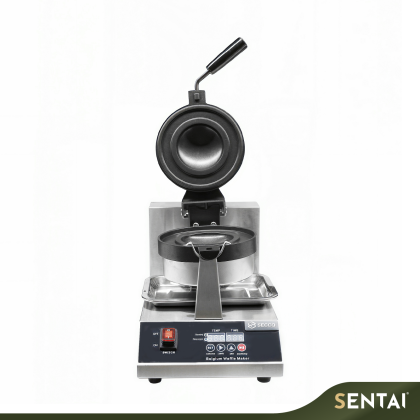 ELECTRIC WAFFLE MAKER, LED, 25.5x44x32cm, 1.3kW