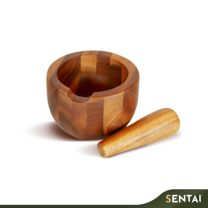 SENI PREMIUM ACACIA WOOD MORTAR NT001