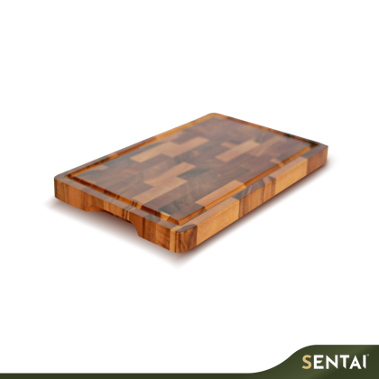 SENI PREMIUM ACACIA WOOD END GRAIN RECTANGULAR CUTTING BOARD NT147