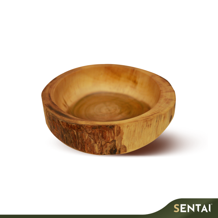 SENI PREMIUM ACACIA WOOD FREE FORM BOWL