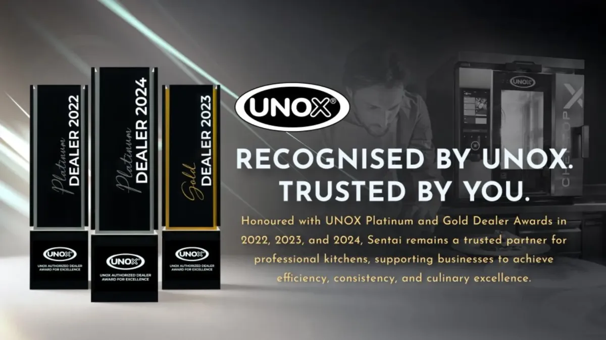 SENTAI Honoured with the UNOX Platinum Dealer Award 2024