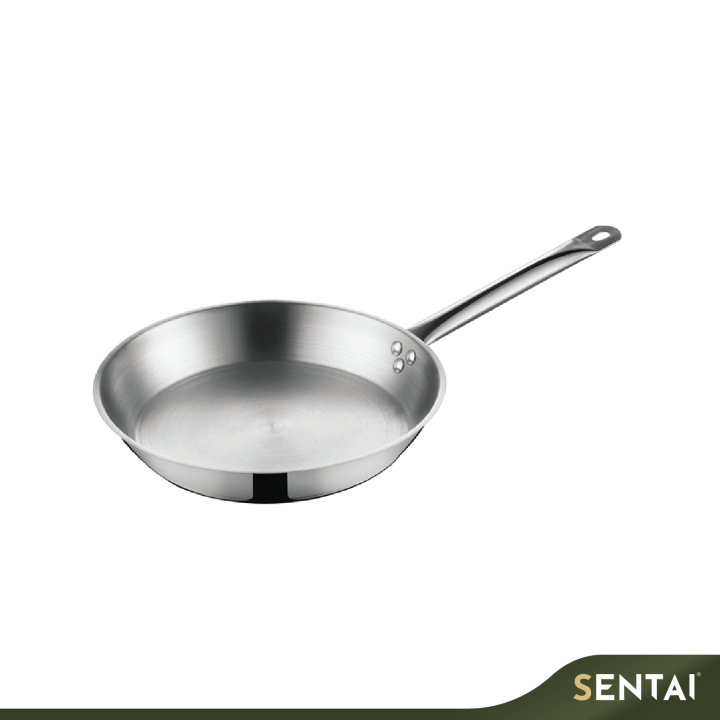 STAINLESS STEEL SANDWICH BOTTOM FRYING PAN