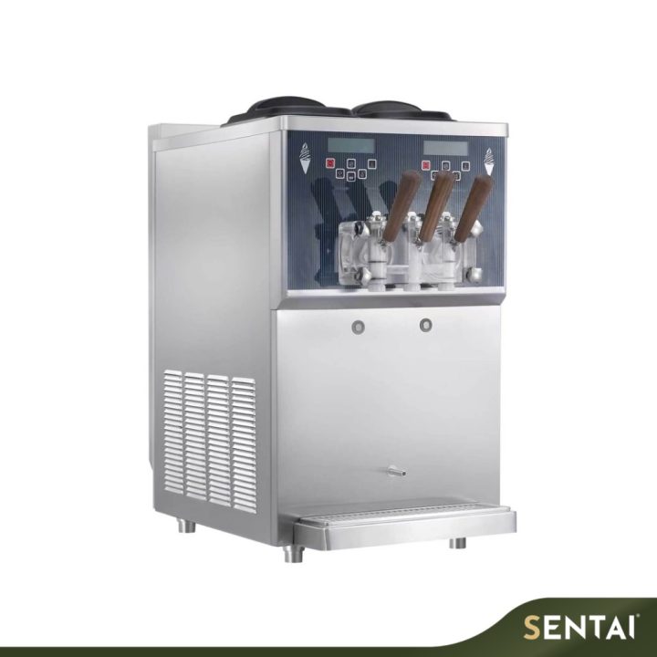 PASMO S121 TWO FLAVOUR PLUS TWIST TABLETOP SOFT SERVE ICE CREAM MACHINE