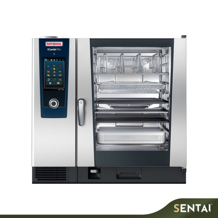 RATIONAL iCOMBI PRO 10-2/1 COMBI STEAM OVEN 10-TRAY BANQUET GN 2/1 | GAS